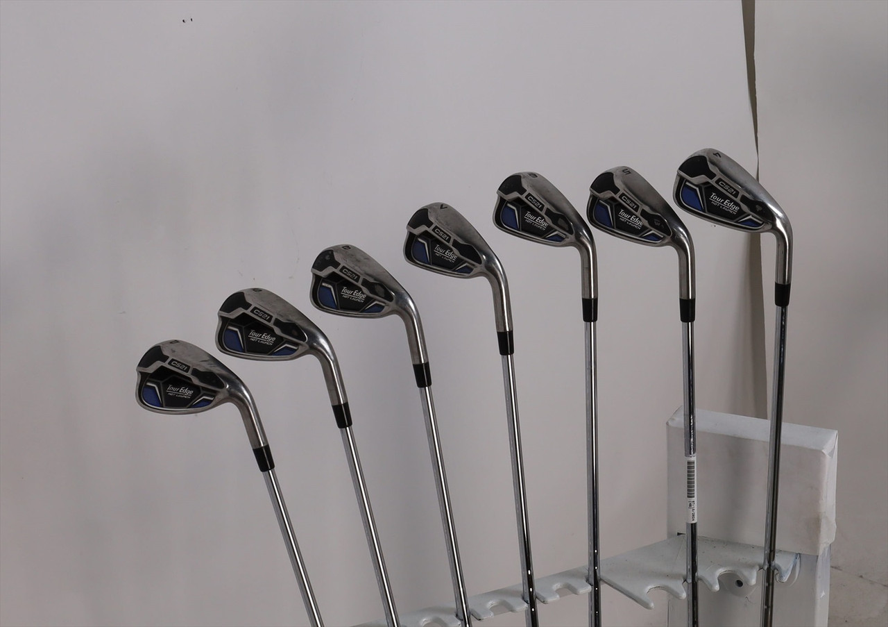 Tour Edge Hot Launch C521 Iron Set 4-Pw Regular Flex Kbs Max Steel