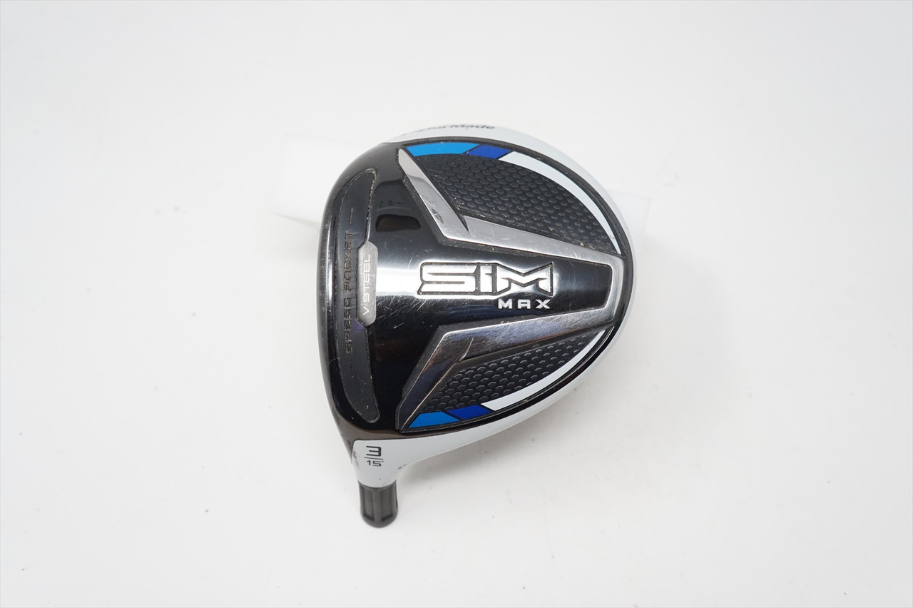 Taylormade Sim Max 15* #3 Fairway Wood Club Head Only 1229951