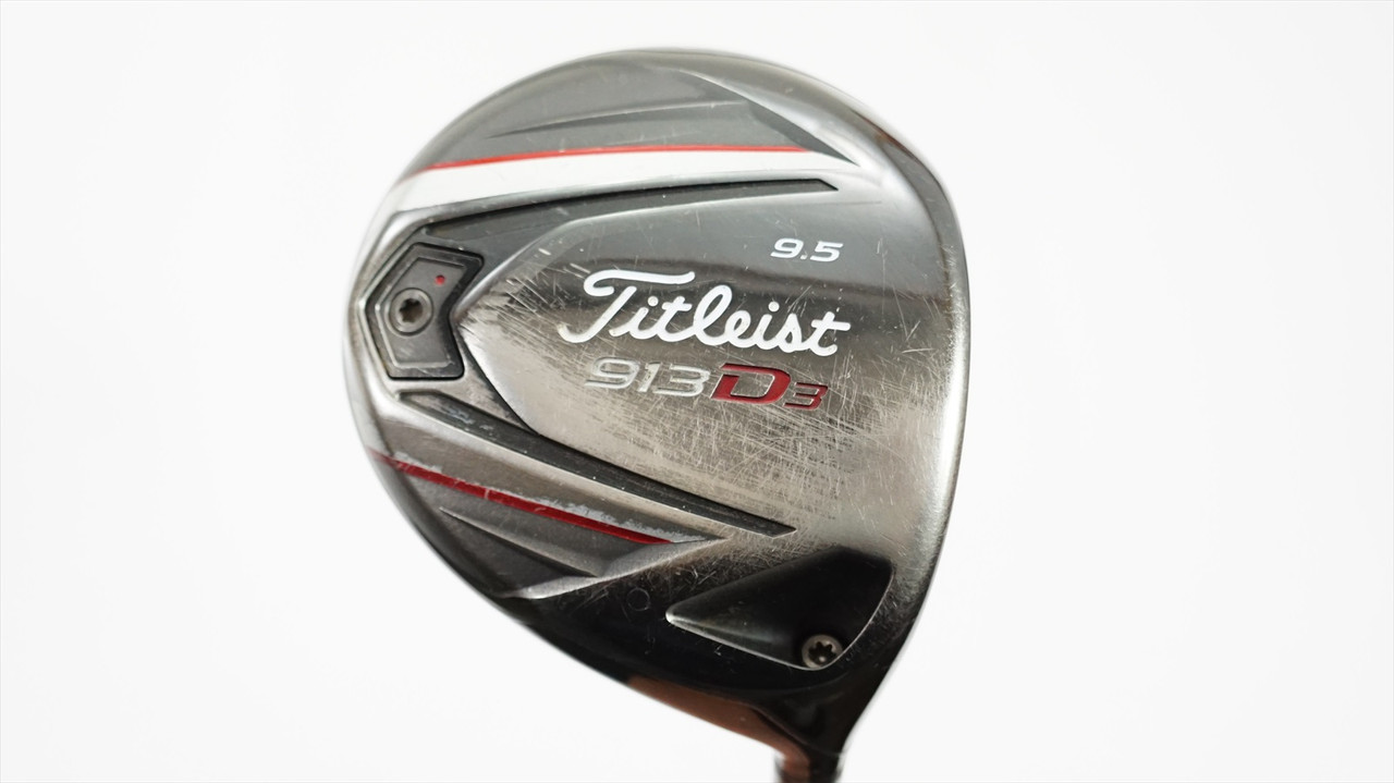 Titleist 913D3 9.5 Degree Driver Stiff Flex Phenom Graphite