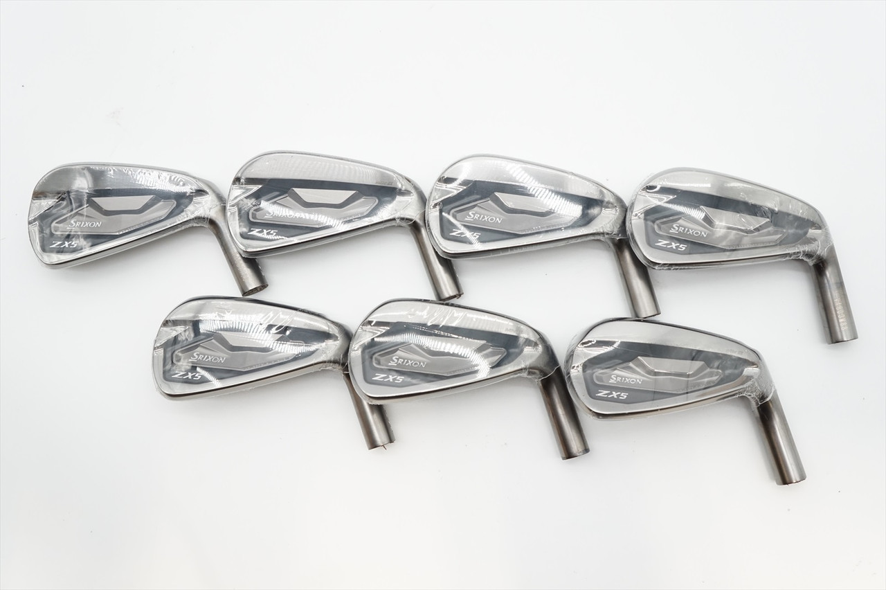新作商品 New Srixon ZX5 MK II Black Chrome #4-PW Iron Set Club Heads クラブ