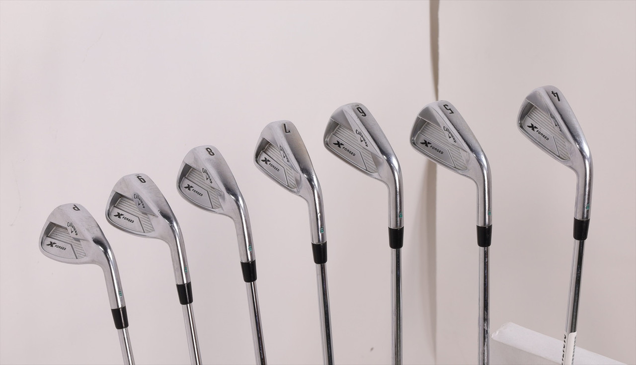 ゆ*き様 Callaway X フォージド2018 アイアンセット Callaway X Forged 2018 Iron Set 4-Pw Stiff Flex Dynamic Gold Steel