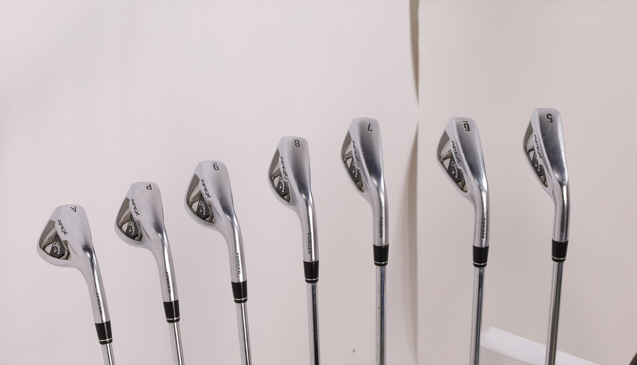 Callaway Apex 21 Iron Set 5-Pw, Aw Extra Stiff Dynamic Gold Steel