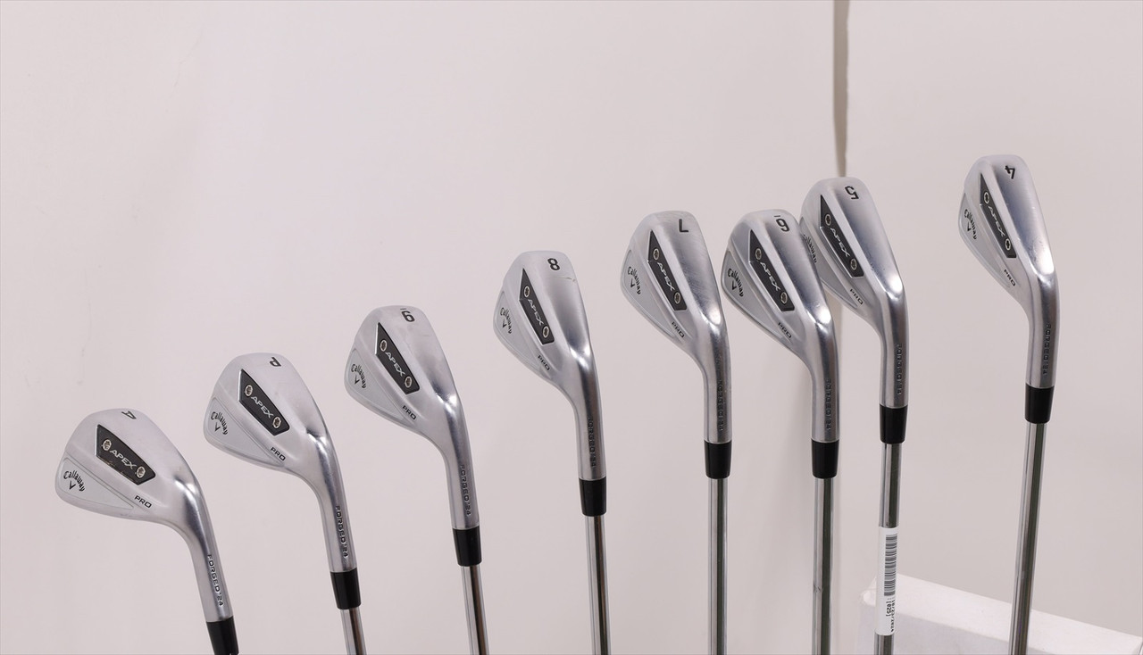 Callaway Apex Pro 24 Iron Set 4-Pw, Aw Stiff Dynamic Gold Mid 115