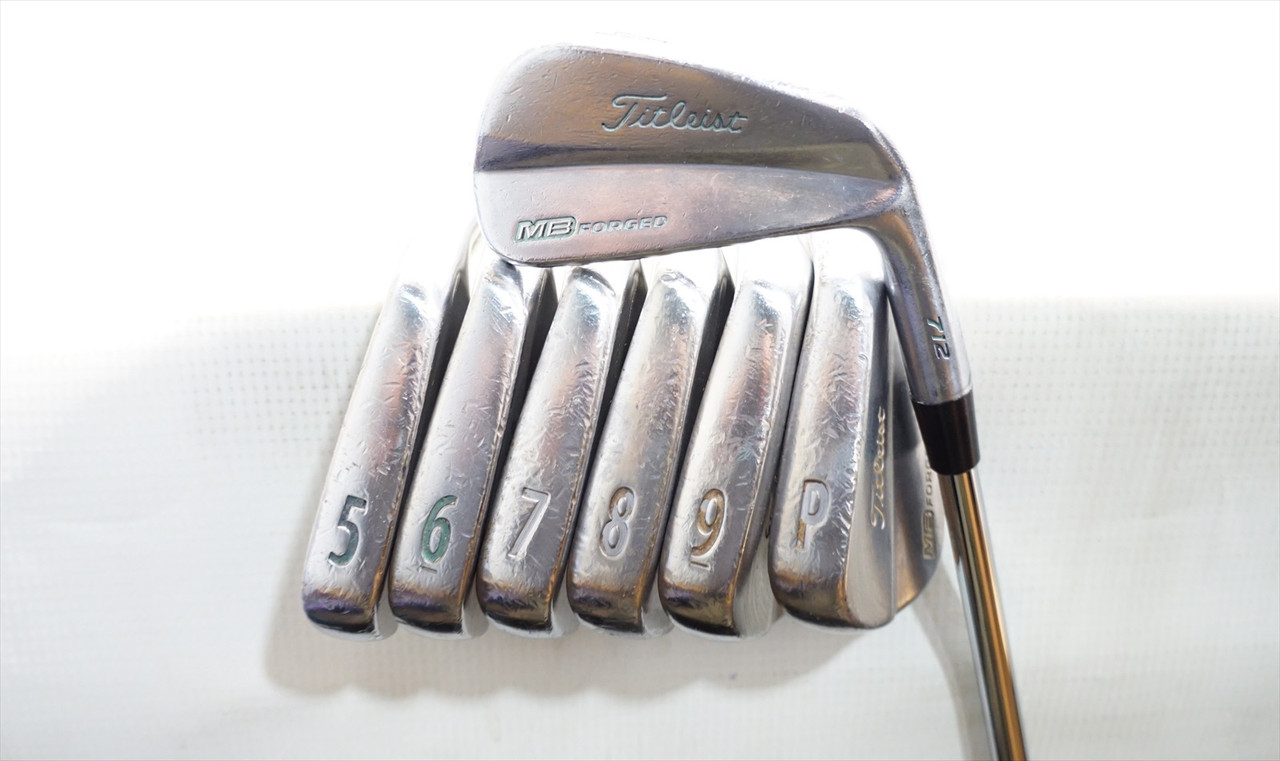 Titleist Mb 712 Forged Iron Set Stiff Flex Dynamic Gold Steel 4-Pw 0885884