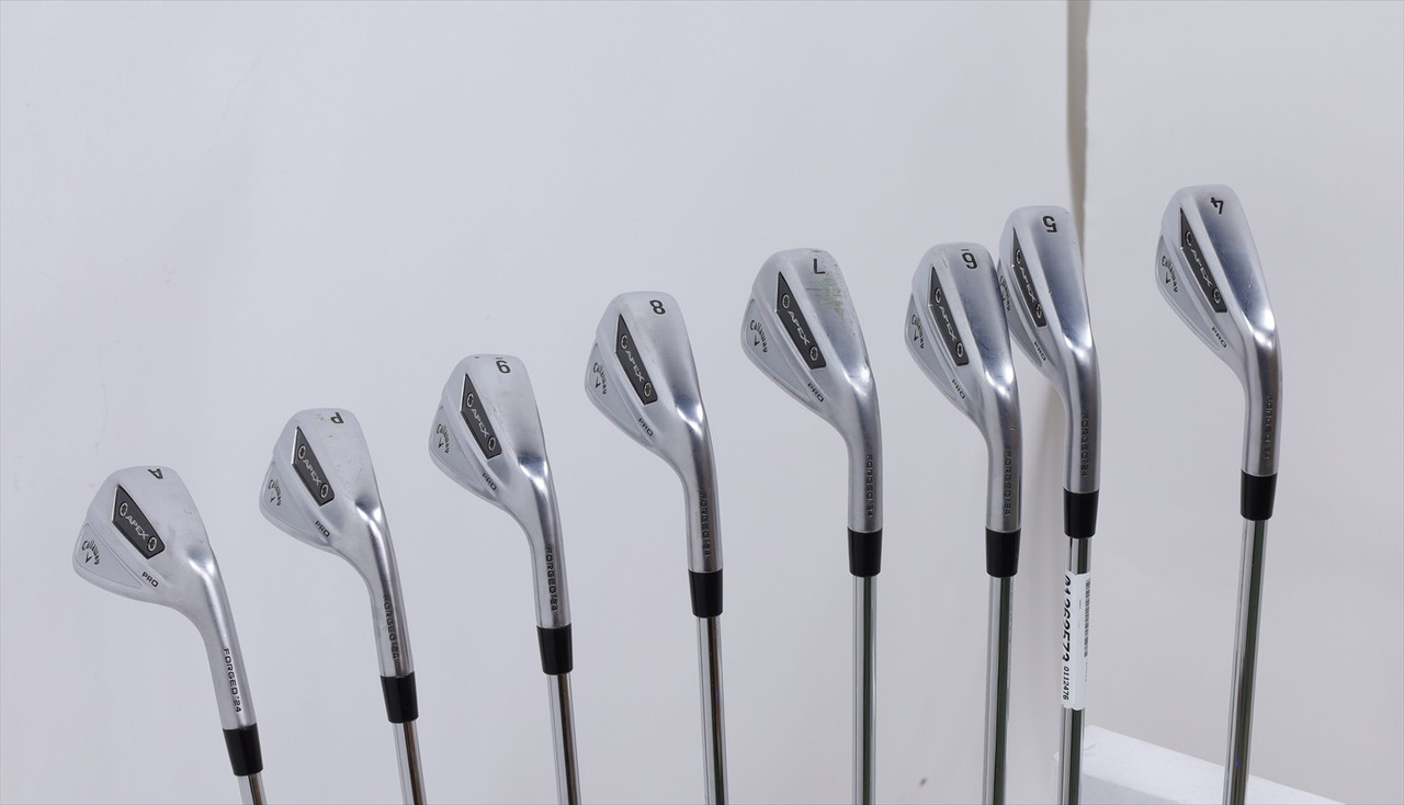 クラブ Callaway APEX Forged Iron Set Callaway Apex Pro Forged 24 Iron Set 4-Pw, Aw Extra Stiff Dynamic