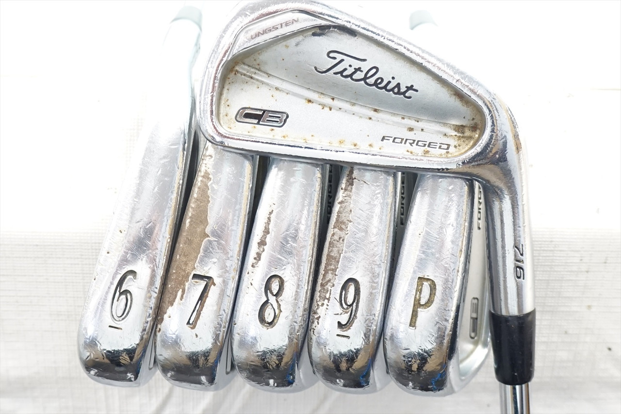 Titleist 716 Cb Forged Iron Set Stiff Flex Dynamic Gold Amt Steel 5-Pw  0886253