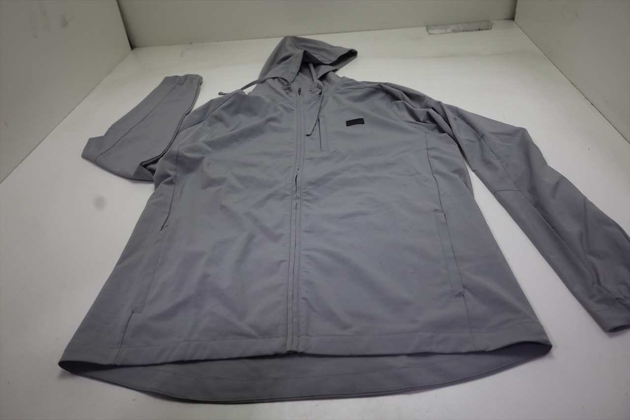 Travis Mathew Annual Leave Jacket Mens Size Large Heather Grey