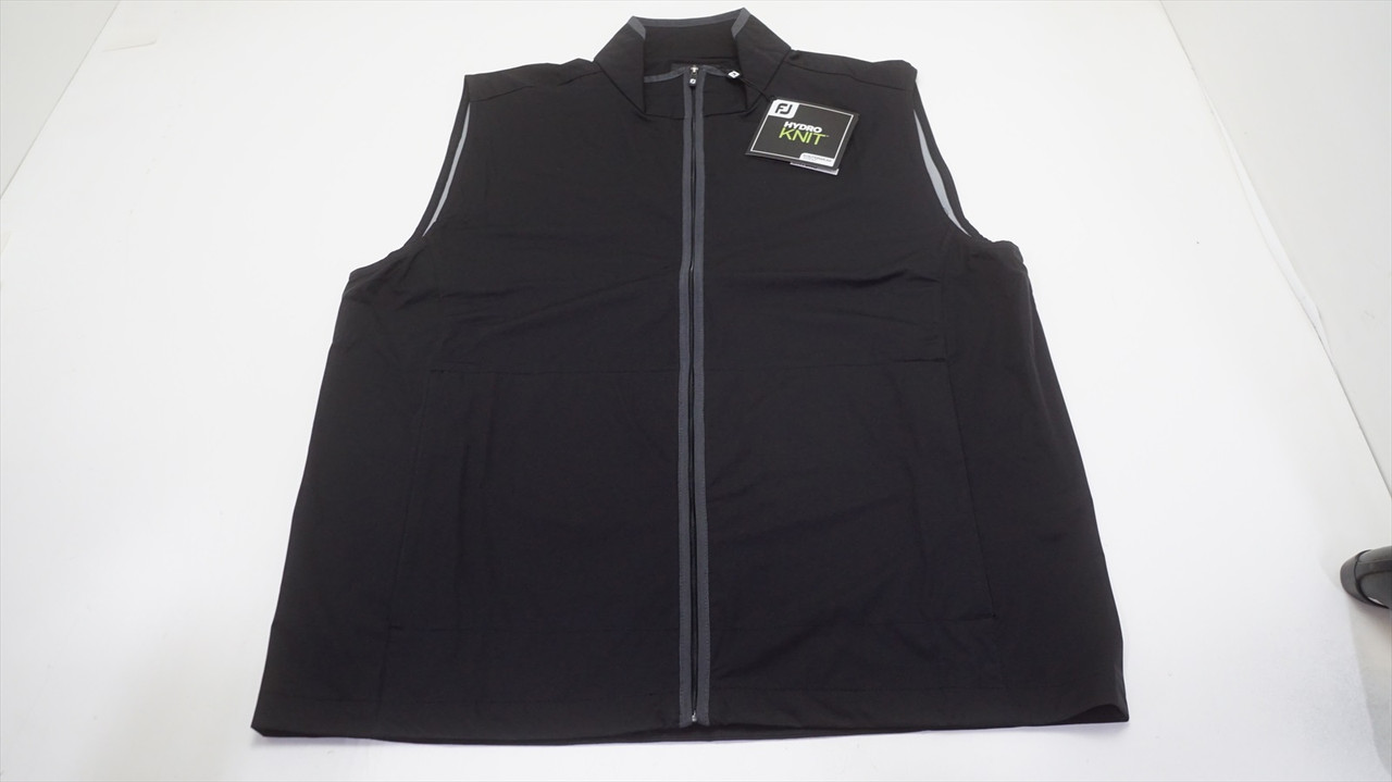 FootJoy Golf Hydroknit Vest Mens Size Large Black Regular 961A