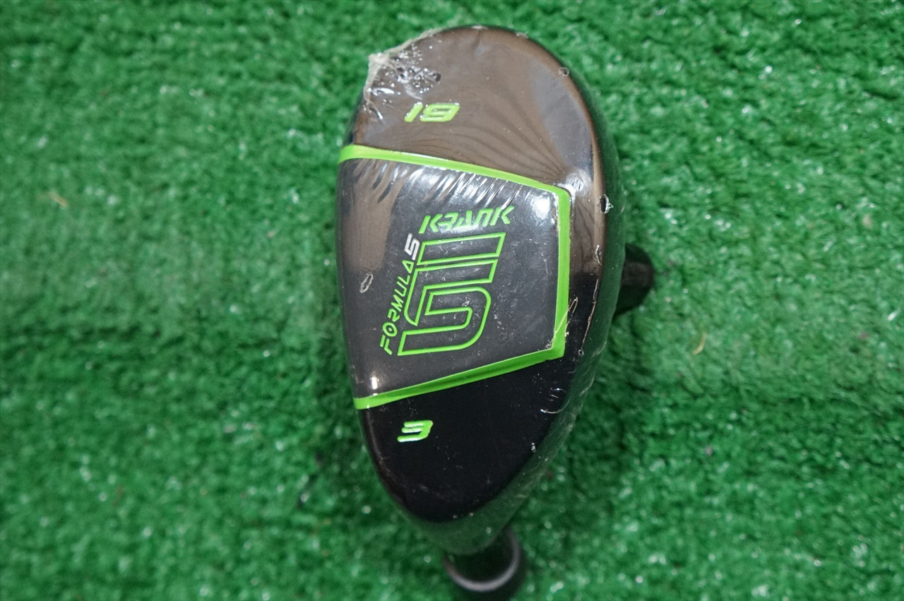 NEW LH KRANK GOLF FORMULA 5 #3 19* HYBRID CLUB HEAD ONLY 675963