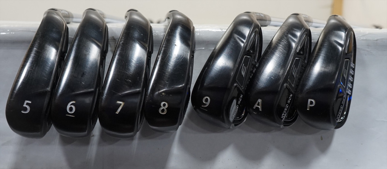 Tour Edge Exotics Exs 220H Iron Set 5-Pw, Aw Stiff Kbs Max 80 Plus 