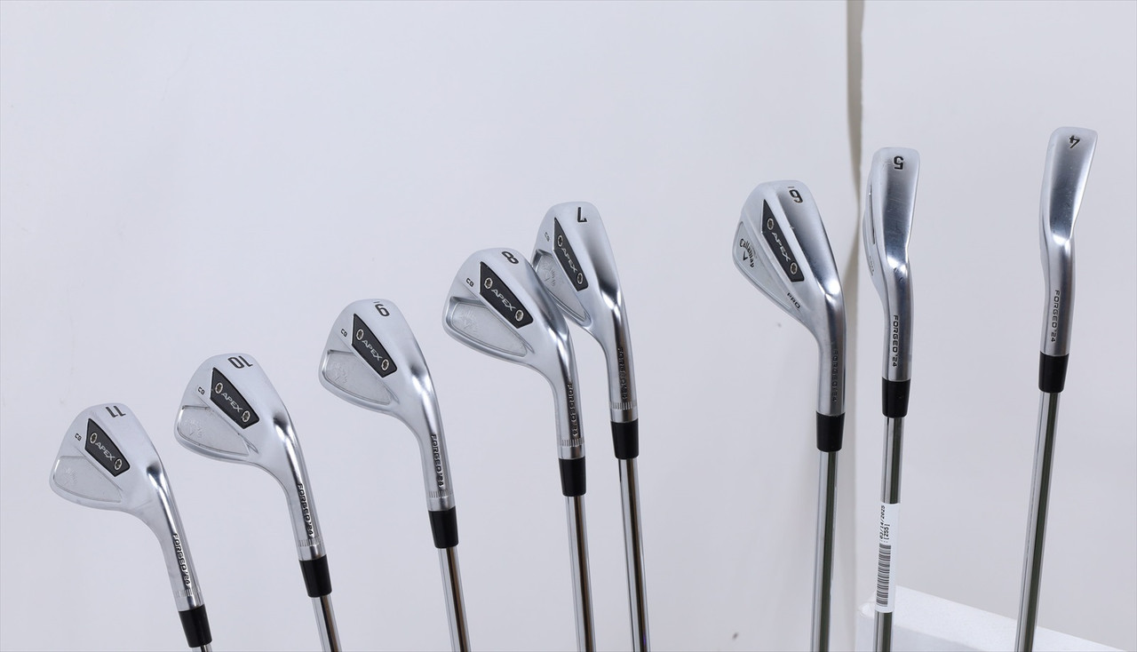 Callaway Apex 24 Cb/Pro Iron Set 4-Pw, Aw Stiff Dynamic Gold Plus