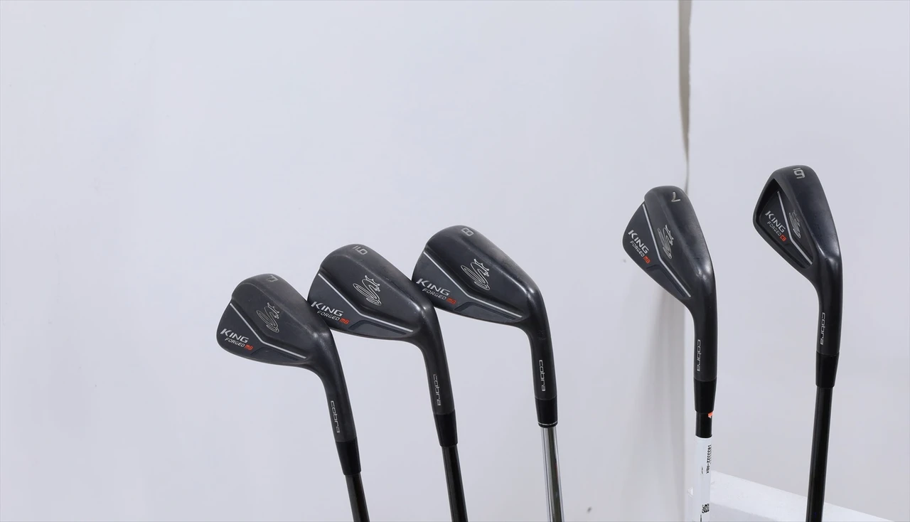 Cobra King Pro Forged Cb/Mb Black Iron Set 6-Pw Stiff Fst Kbs 