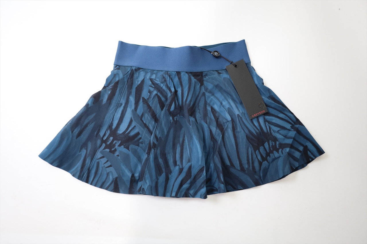 Greyson Camo Feather Youth Phoenix Flare Skorts Girls Size Small