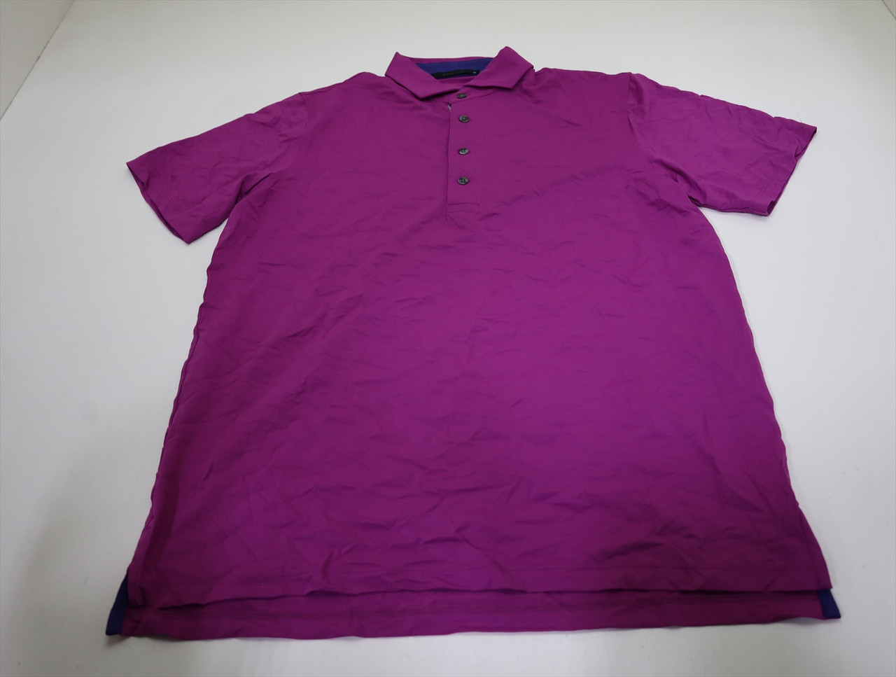 Greyson Golf Classic Polo Mens Size Medium Purple Regular 979E New