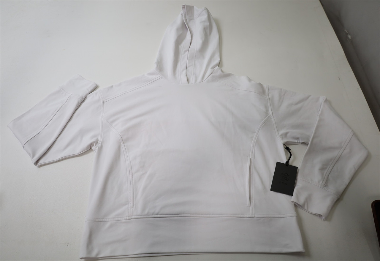 G/Fore BRUSHED BACK TECH HOODIE Pullover Womens Size Small SNO