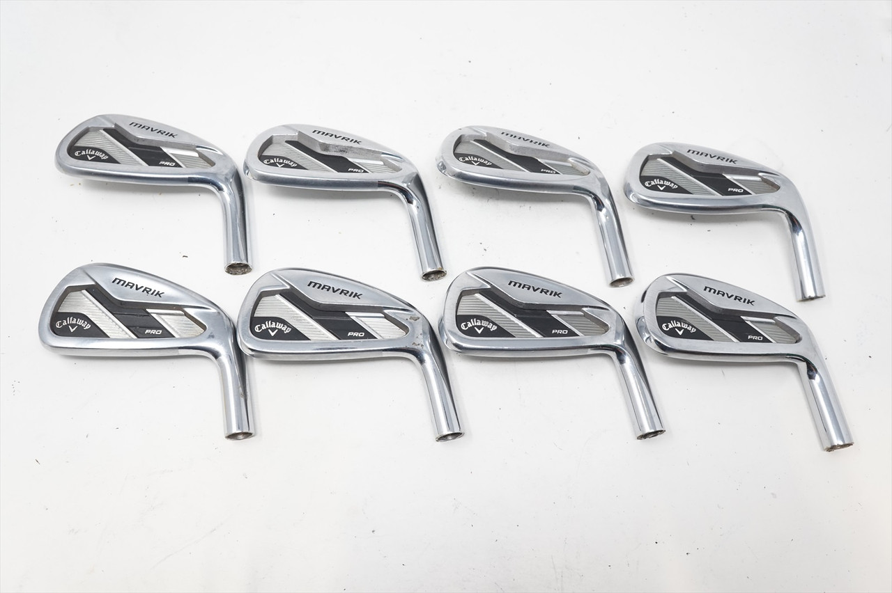 Callaway Mavrik Pro #4-Pw, Aw Iron Set Club Head Only Good 1274179