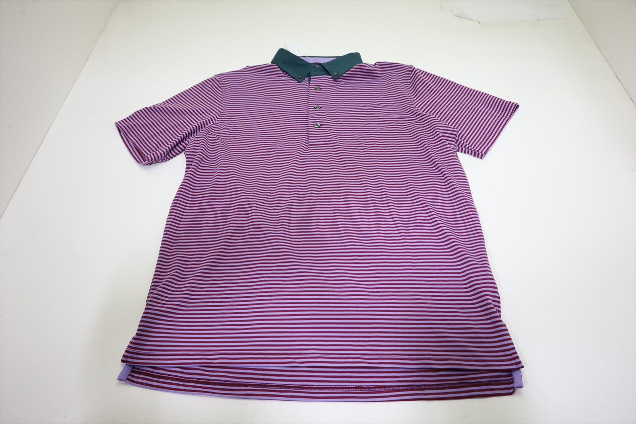 Greyson Golf Quogue Polo Mens Size Medium Windflowrer 968F New
