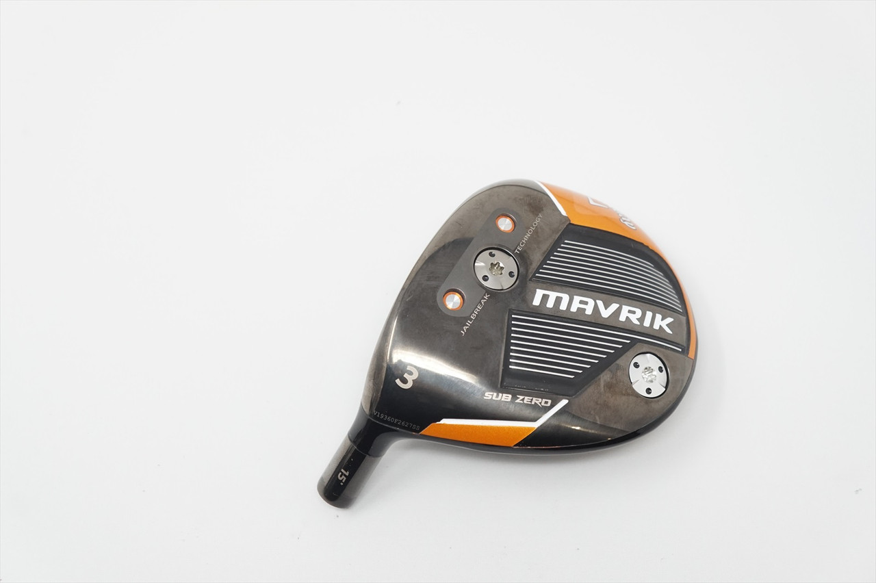 Callaway MAVRIK SUB ZERO 3W 15° Callaway Mavrik Sub Zero 15* Fairway Wood Club Head Only .338