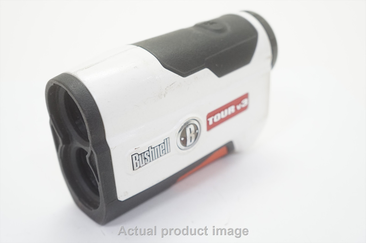 Bushnell Tour V3 Used White RangeFinder - Mikes Golf Outlet