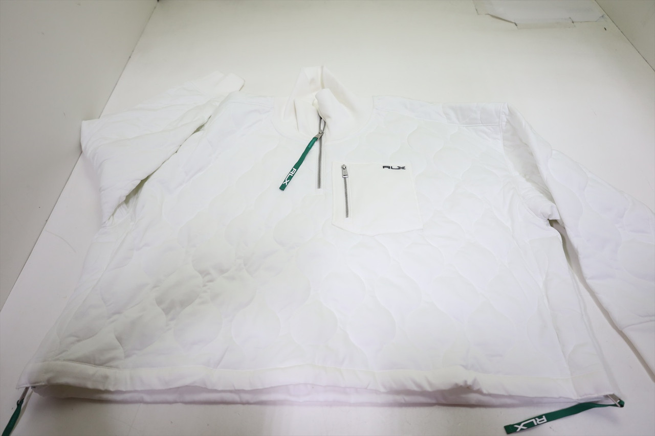 Ralph Lauren RLX Golf Half Zip Jacket Womens Size Large White