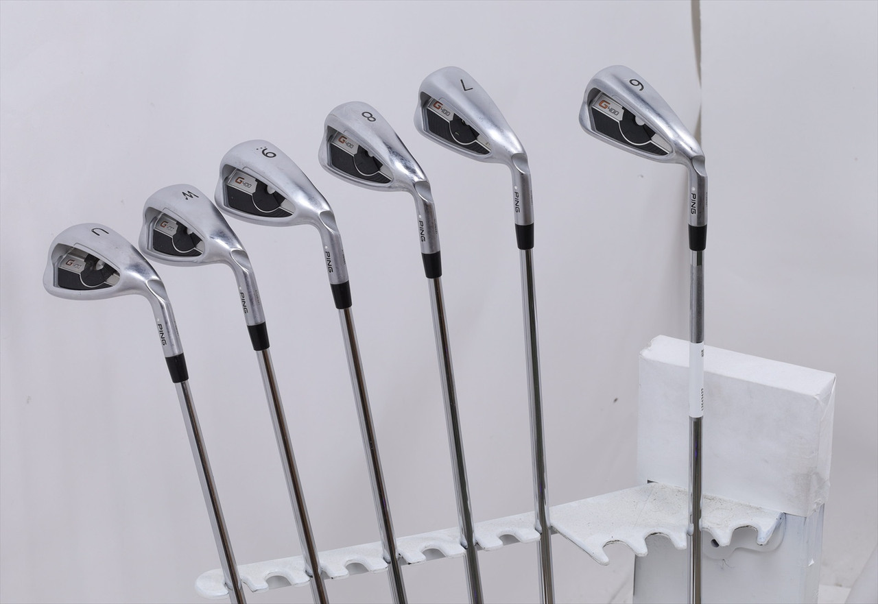 Ping G400 White Dot Iron Set 6-Pw, Gw Regular Project X Lz 110 5.0