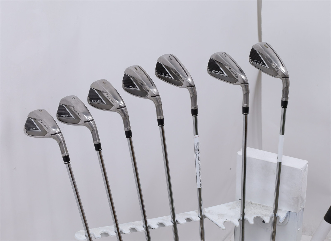 Taylormade Stealth Iron Set 5-Pw, Aw Stiff Flex Fst Kbs Max 85 Mt
