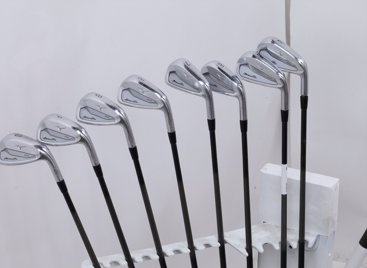 Mizuno Pro 223 Iron Set 4-Pw, Gw Stiff Flex Accra 90I Graphite