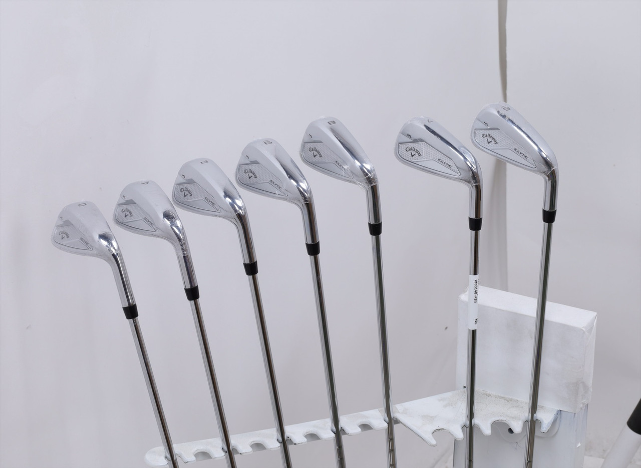 Set De Fers Callaway Elyte HL - 7-PW, AW, GW, SW - Graphite Regular - Droitier - Excellent état