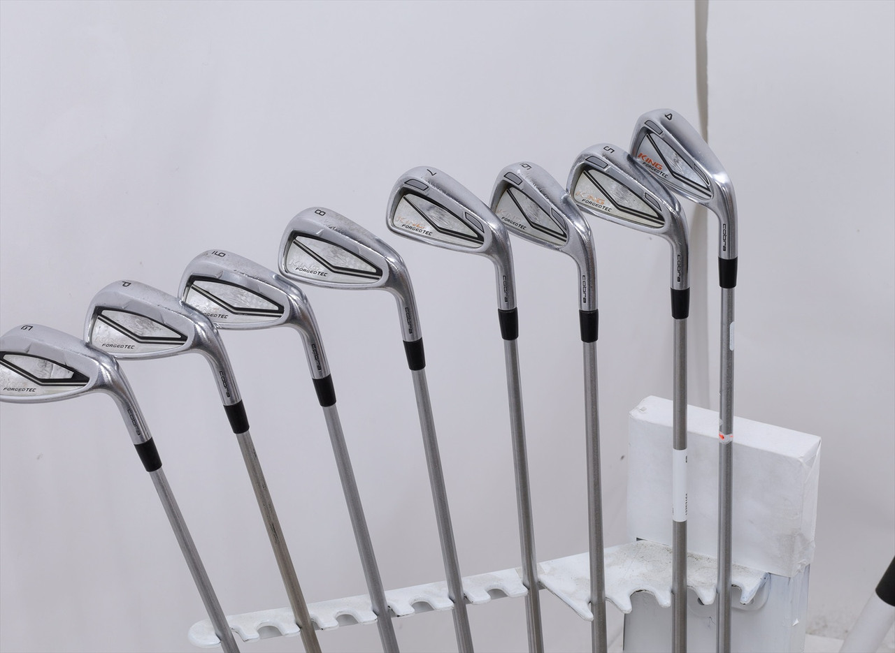 Cobra King Forged Tec 2015 Iron Set 4-Pw, Gw Stiff Kbs C-Taper