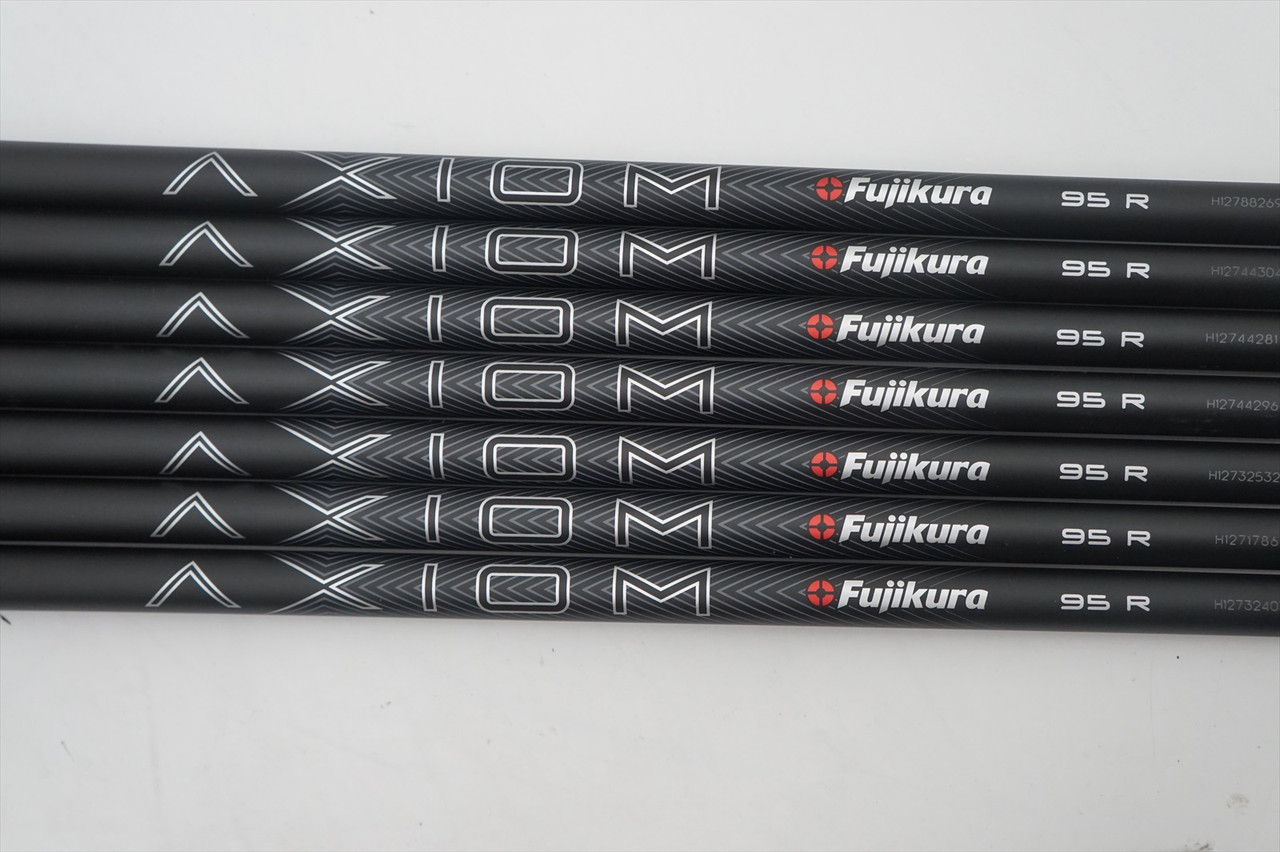 New Fujikura Axiom 95-R 97g Regular 7pc 4-PW Iron Shaft Set .370
