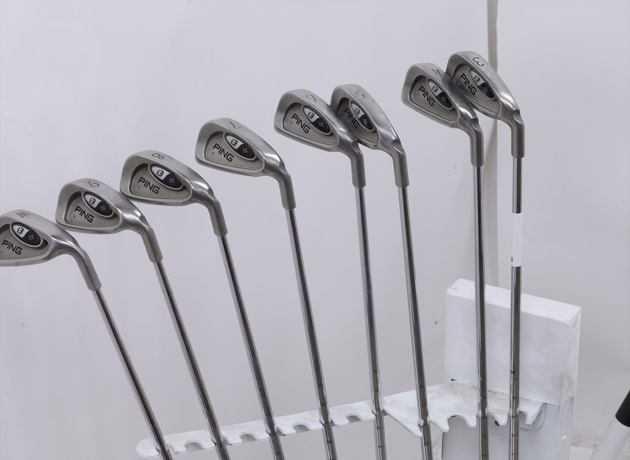 Ping I3 + Green Dot Iron Set 3-Pw Stiff Flex Steel 12784604 Good
