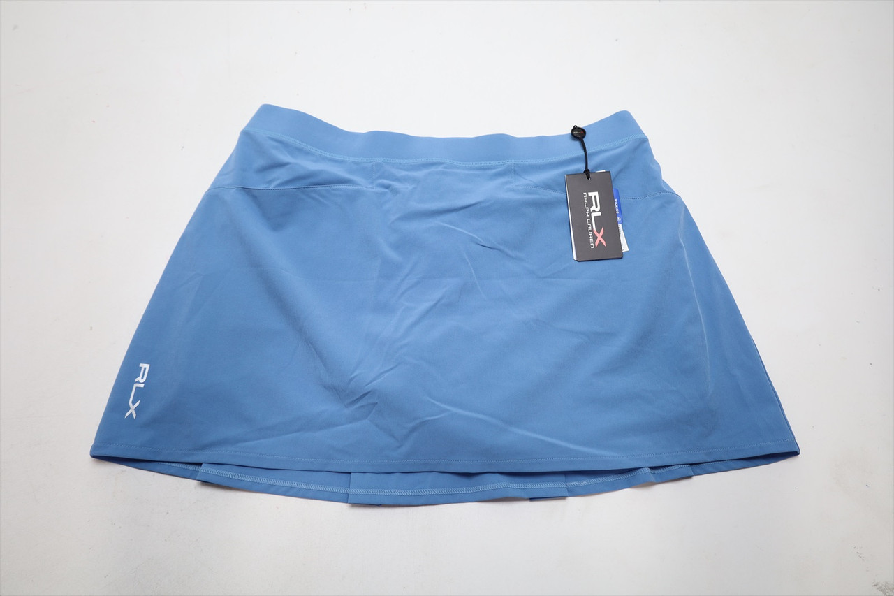 Ralph Lauren RLX Golf Solid Skort Women Size Large Blue 981D New