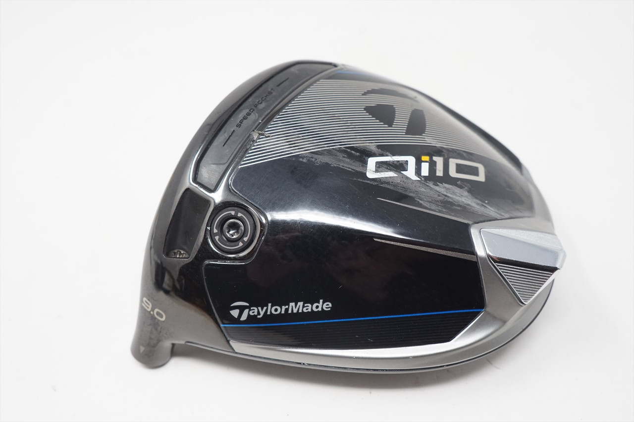 Lefty LH Taylormade Qi10 9* Driver Club Head Only Fair 1280207
