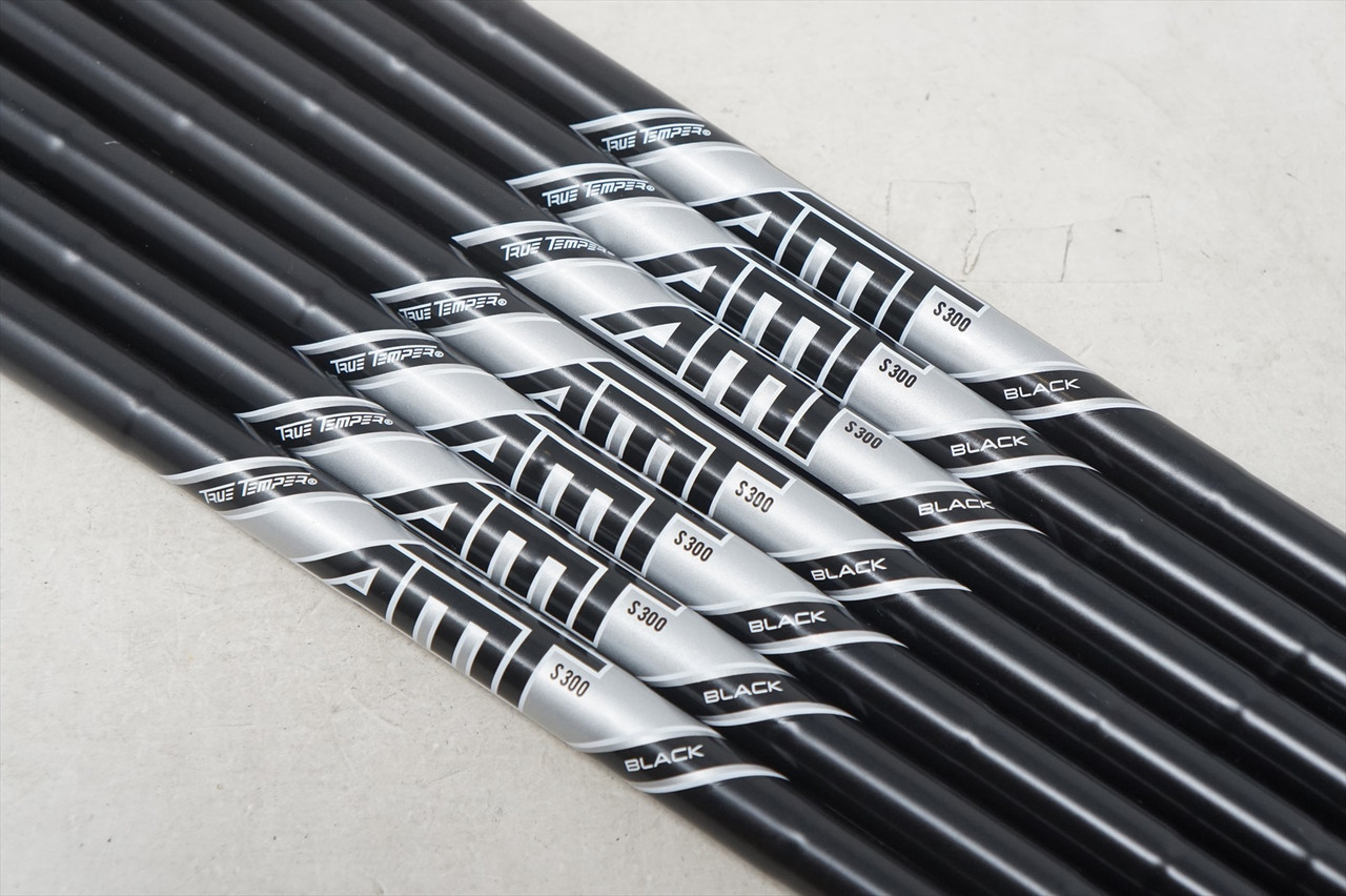 限定色　AMT ツアーホワイト　ブラック　S300 シャフト 6本セット Dynamic Gold AMT Tour White Iron Shaft 5-PW ( 6pcs )