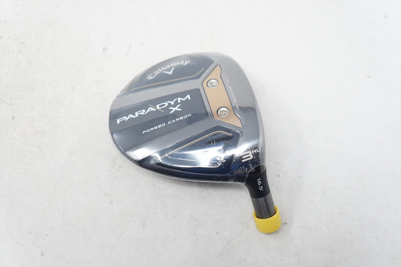 ［美品］Callaway PARADYM X 3HL 16.5° SR New Callaway Paradym X 16.5* #3HL Wood Club Head Only In Plastic