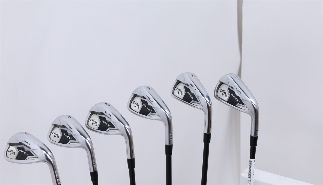 Callaway Apex アイアン6本セット Callaway Apex 19 Iron Set 6-Pw, Aw Regular Flex Kbs Pgi 70