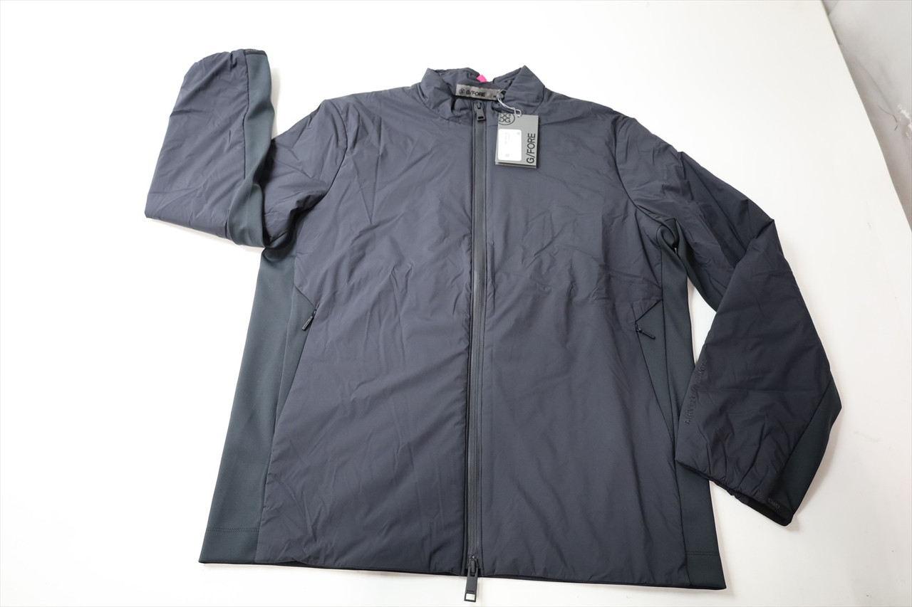 G/FORE 黒ジャケット Mサイズ G/Fore THE MAVERICK HYBRID STRETCH Jacket Mens Size Medium ONYX