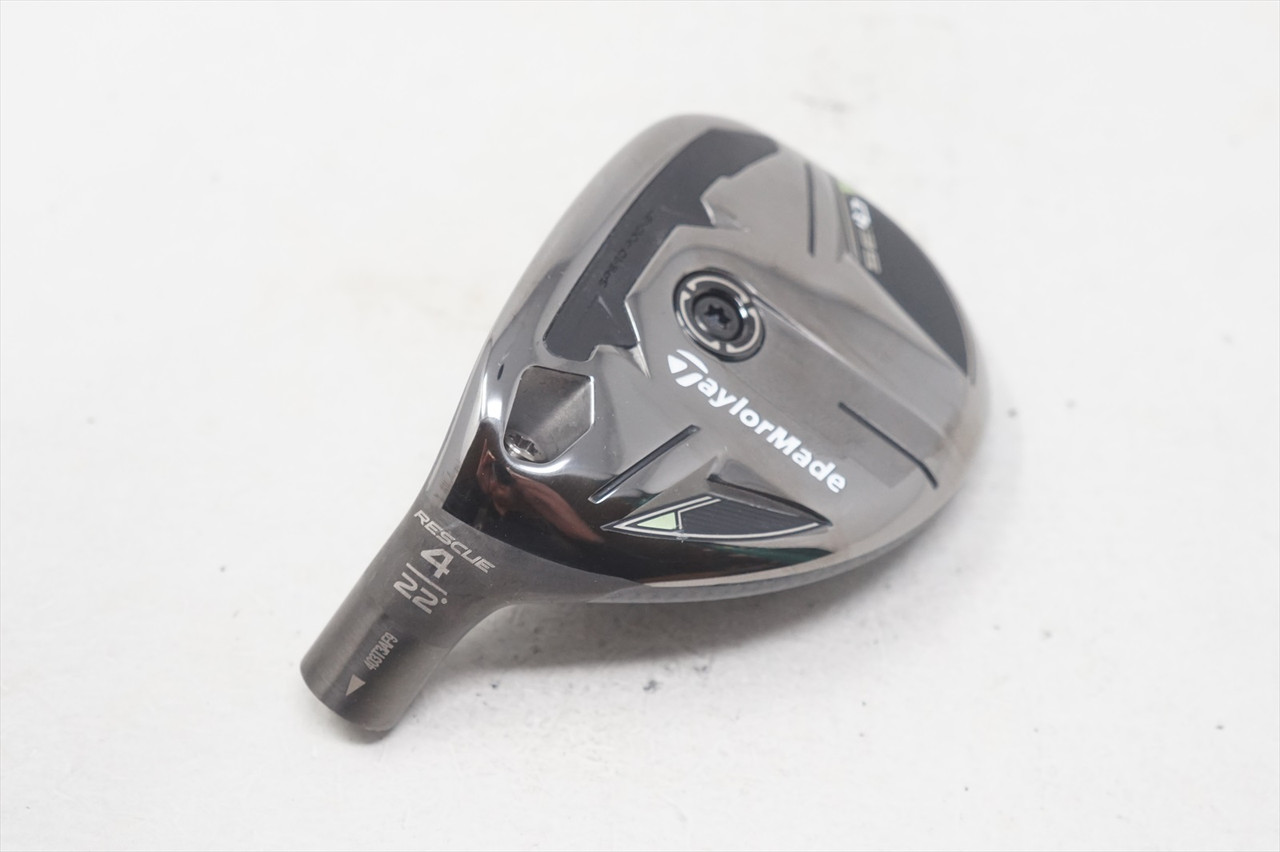 レフティ TaylorMade Qi35 RESCUE 4U 22° Taylormade Qi35 Rescue 22* #4 Hybrid Club Head Only Inv12941251