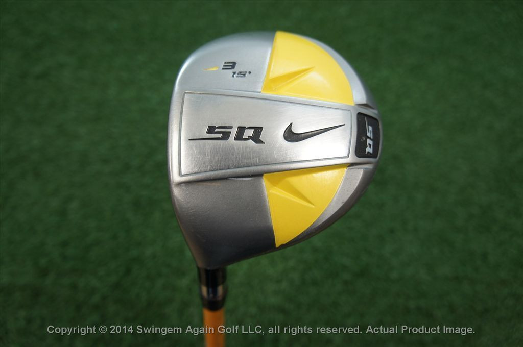 Lh Nike Sq Sasquatch 15* 3 Fairway Wood Graphite Stiff Flex 102040