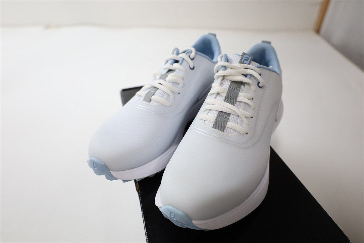 FootLoy　ICON　ゴルフシューズ　※イニシャル入り　(G037) New FOOTJOY Golf Performa Shoes Women 7 Light Blue 99203