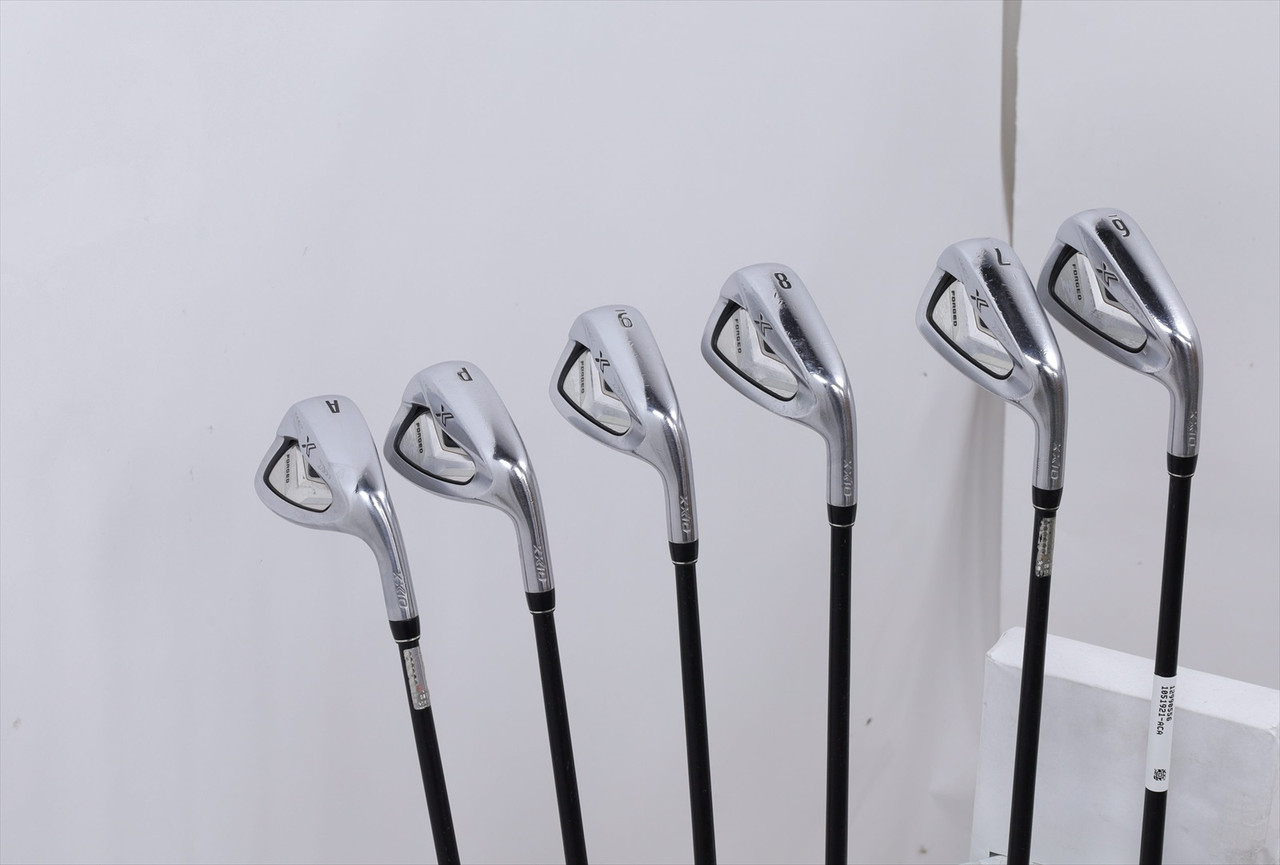 Xxio X Black Iron Set 6-Pw, Aw Stiff Flex Xxio Miyazaki Ax-1