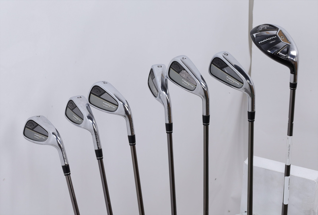 Callaway Paradym Star Iron Set 5-Pw, Aw Regular Recoil Dart 75