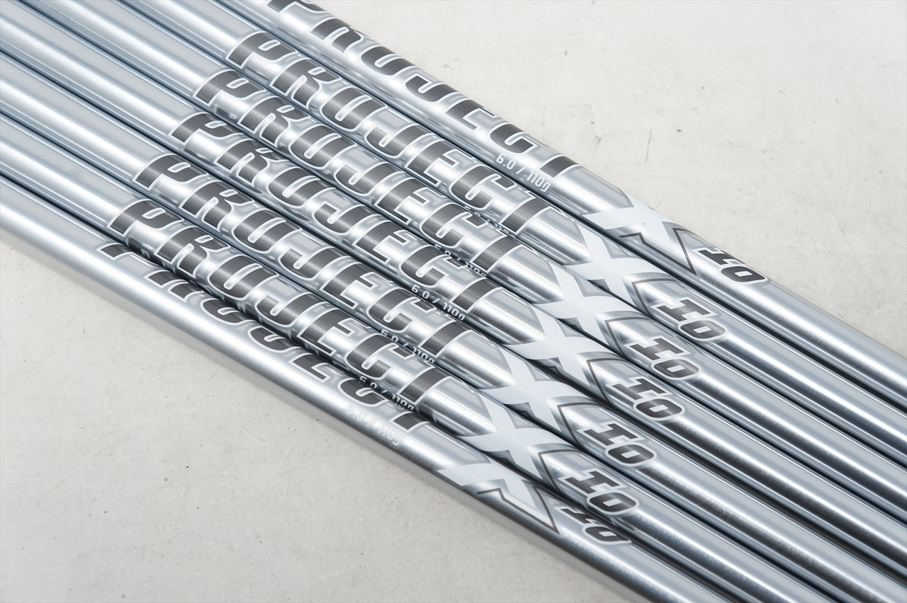 New Project X Io 6.0 Stiff 110g #4-Pw Steel Iron Shaft Set Uncut