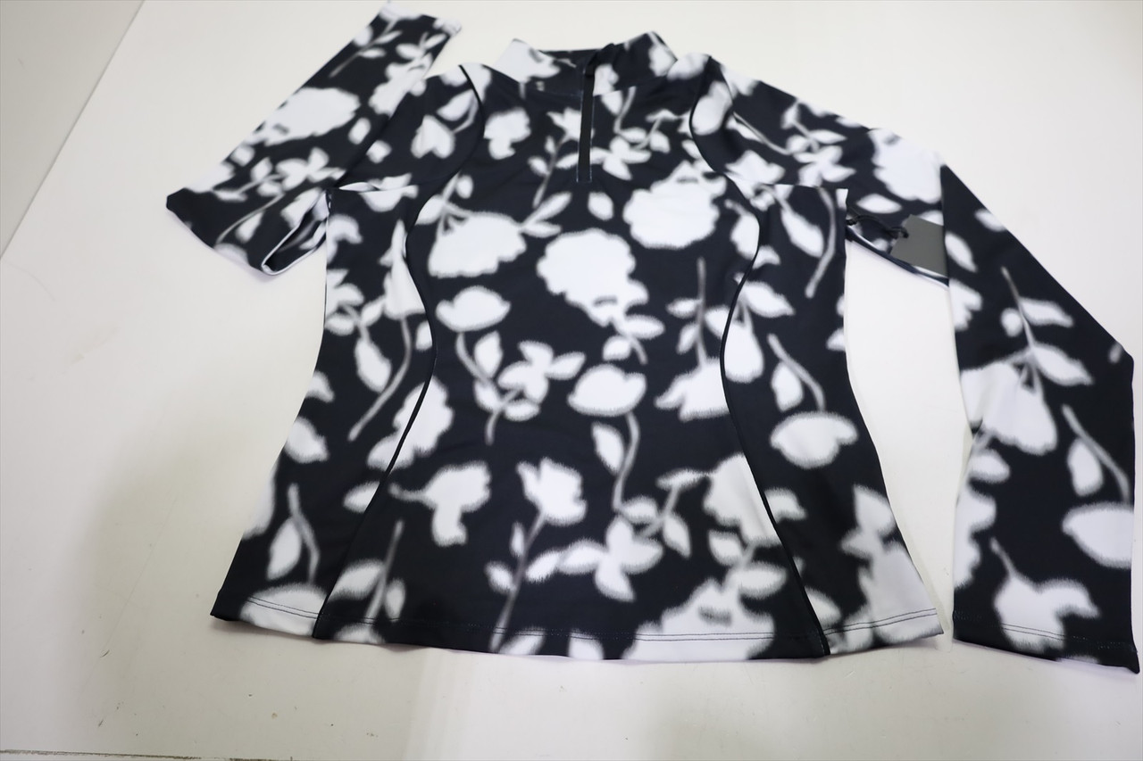 G/Fore Golf Print Pullover Womens Size Small ONYX Regular New