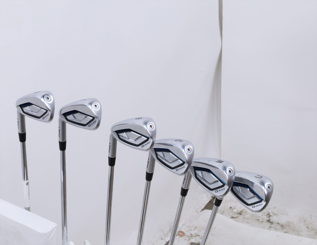 Ping G440 Black Dot Iron Set 6-Pw, Uw Stiff Awt 3.0 13000388 Good