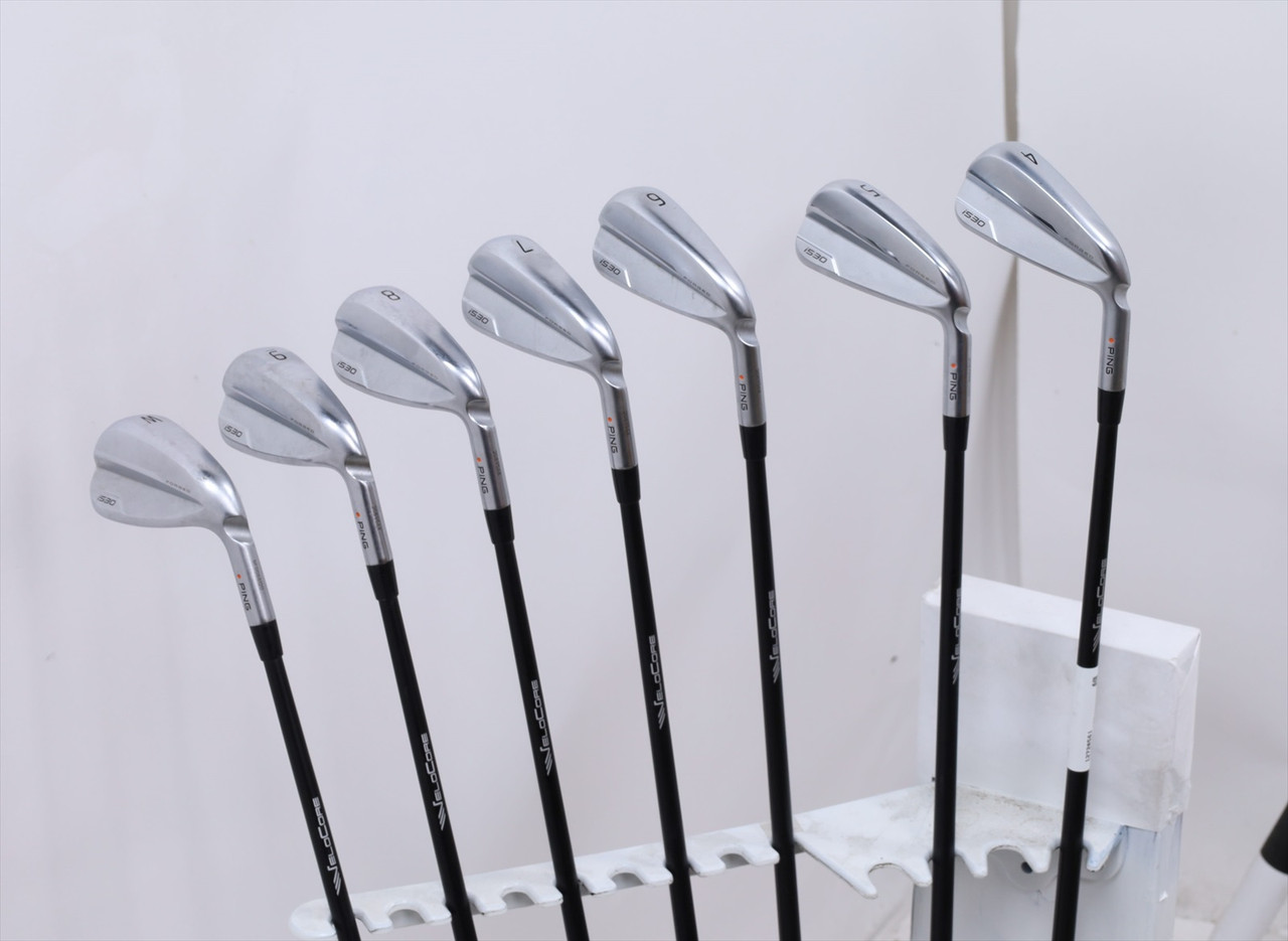 Ping I530 Orange Dot Iron Set 4-Pw Extra Stiff Axiom W/Velocore