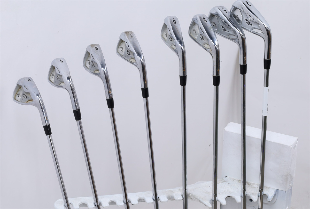 レフティ キャロウェイ アペックス 3H 19° Callaway Apex Pro 19 Iron Set 3-Pw Stiff Flex Elevate Tour Vss Pro