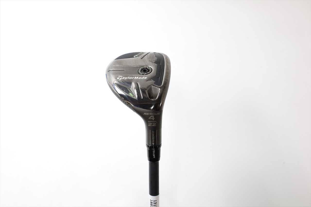 Taylormade Qi35 Rescue 22° 4 Hybrid Extra Stiff Hzrdus Smoke Black