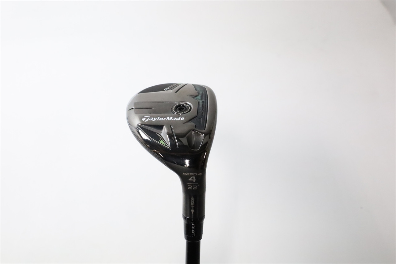 Taylormade Qi35 Rescue 22° 4 Hybrid Extra Stiff Flex Hzrdus Black