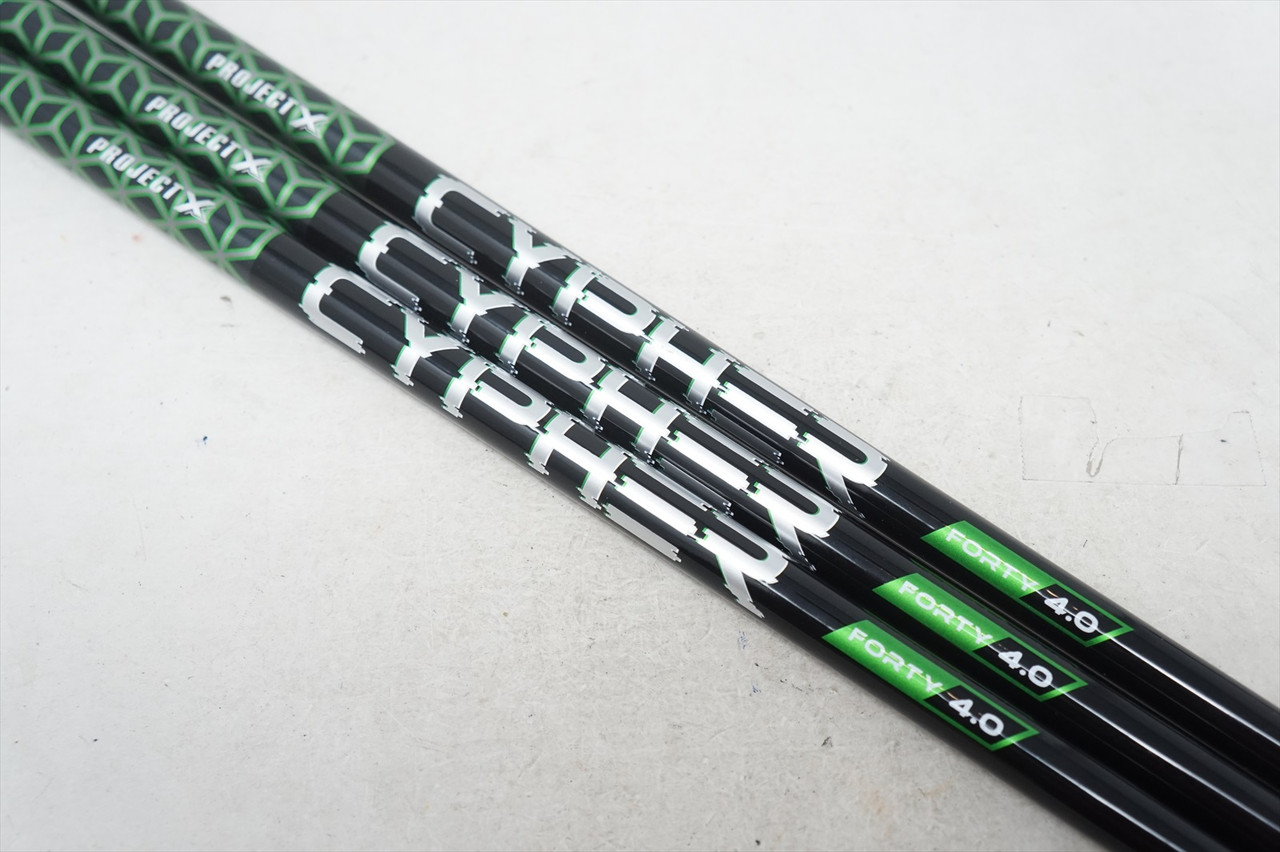 3) Project X Cypher Forty 4.0 Ladies 3pc Wedge Shaft Set Pulls